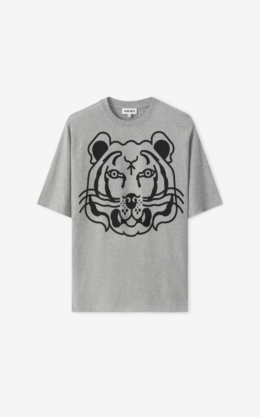 Kenzo K Tiger oversized μπλουζακια ανδρικα γκρι | GR911262